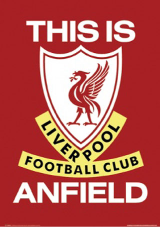 Football Games on The Liverpool Fc Crest  Red And White With A Liver Bird On The Shield